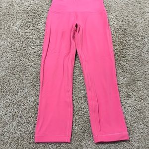 pink Lululemon Aligns 23”